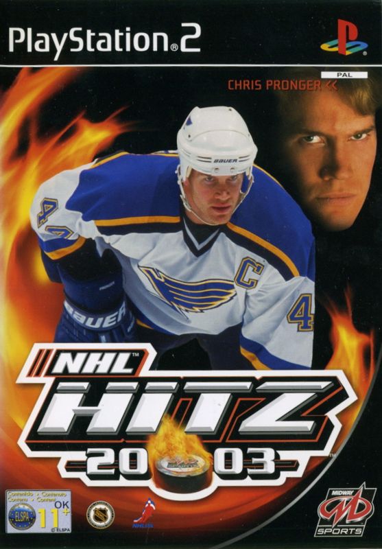 NHL Hitz 20-03 box art for Playstation 2